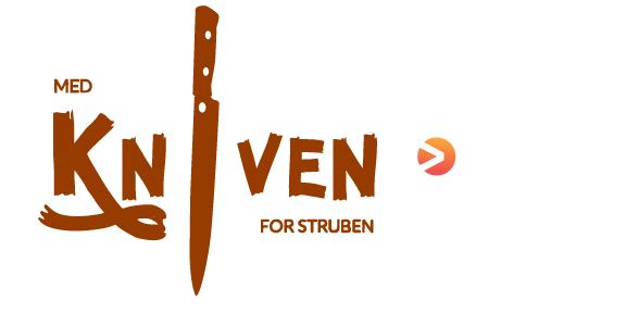 Med kniven for struben